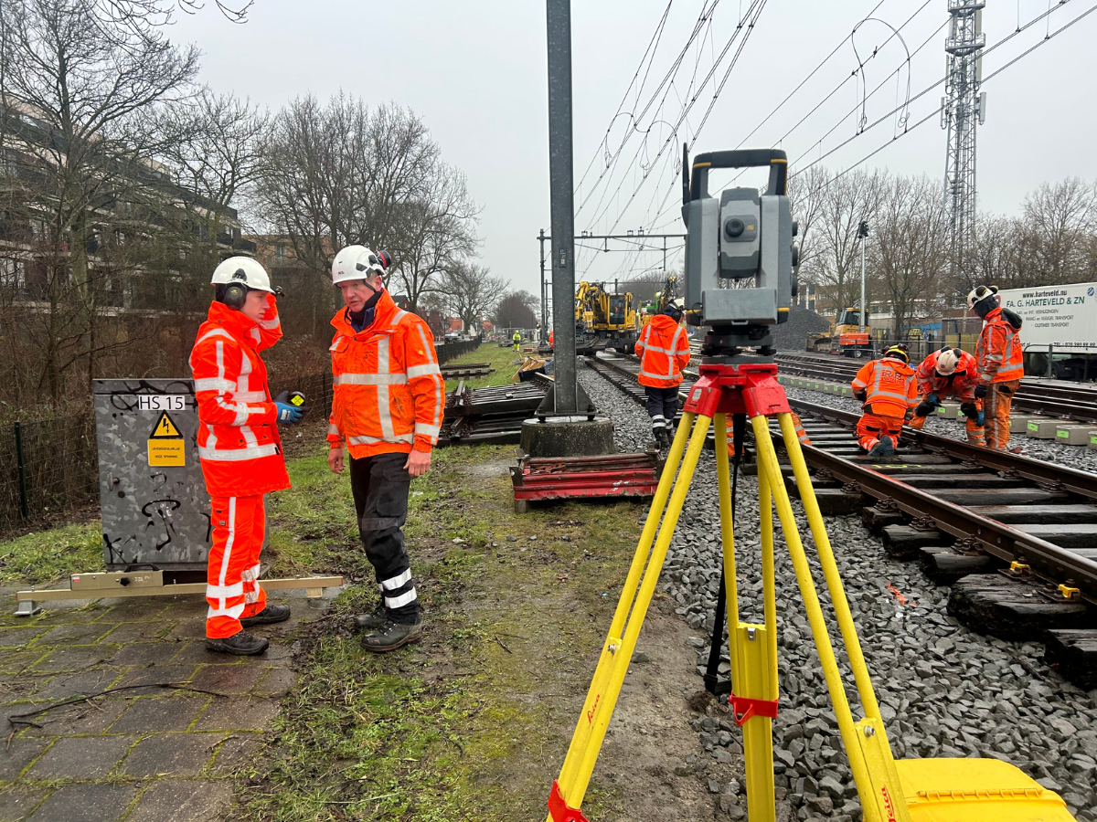 Maatvoering aan het spoor