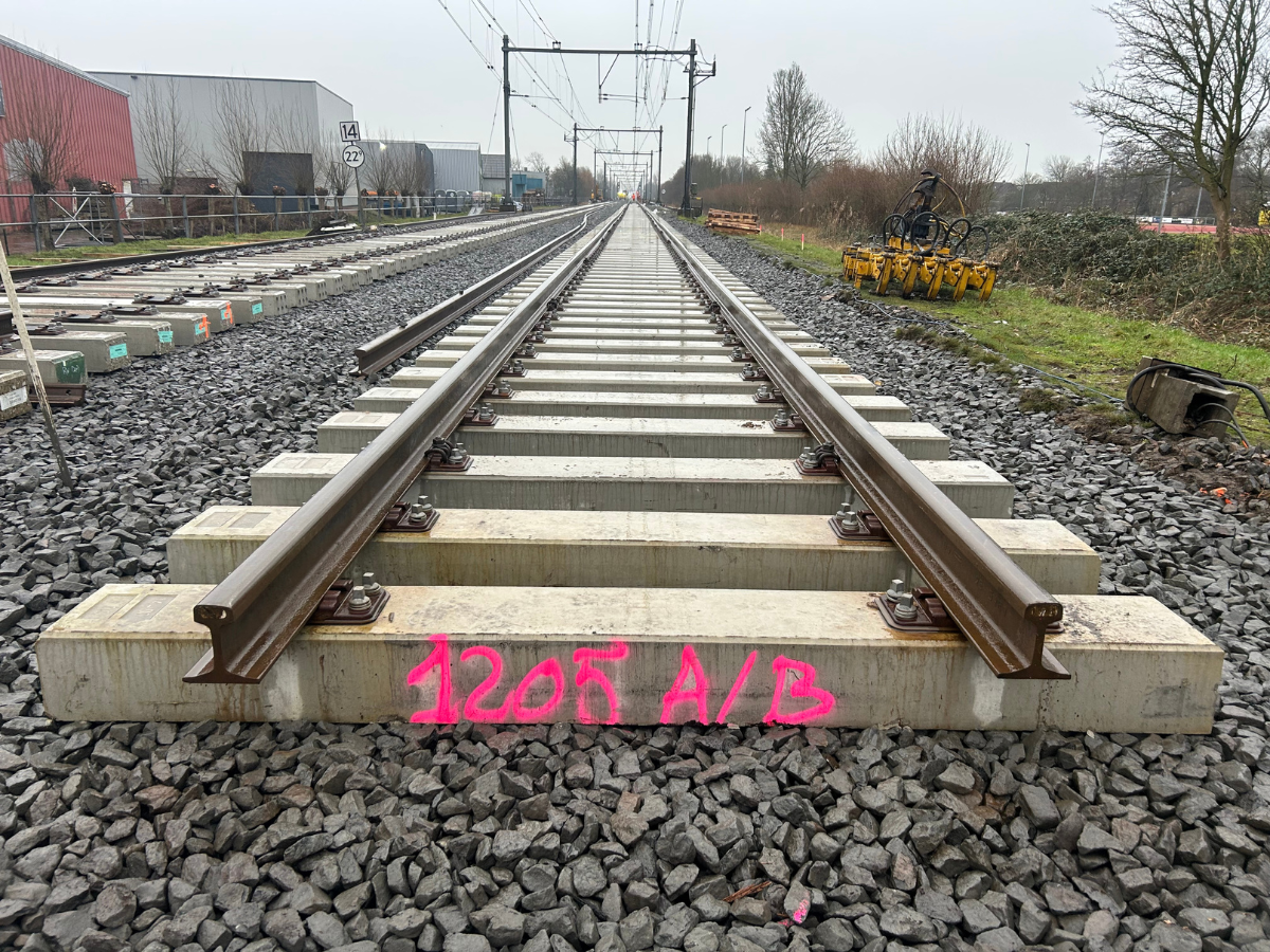 Maatvoering aan het spoor