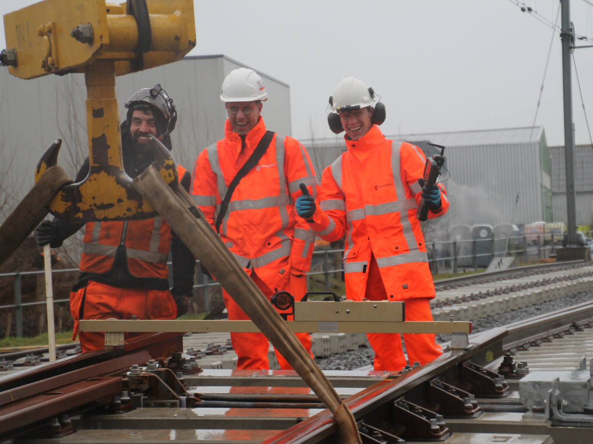 Maatvoering aan het spoor