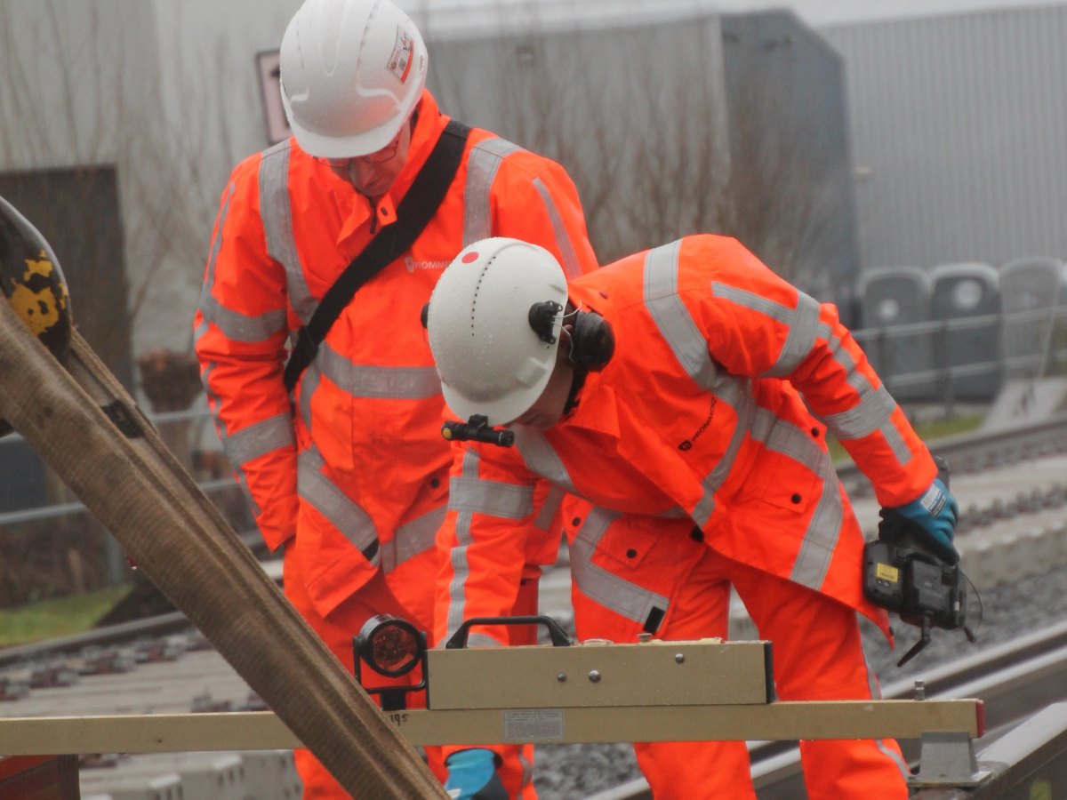 Maatvoering aan het spoor