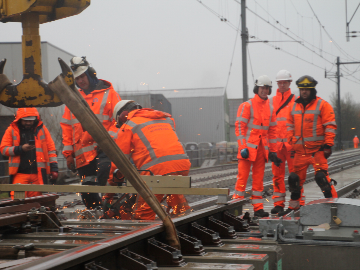 Maatvoering aan het spoor
