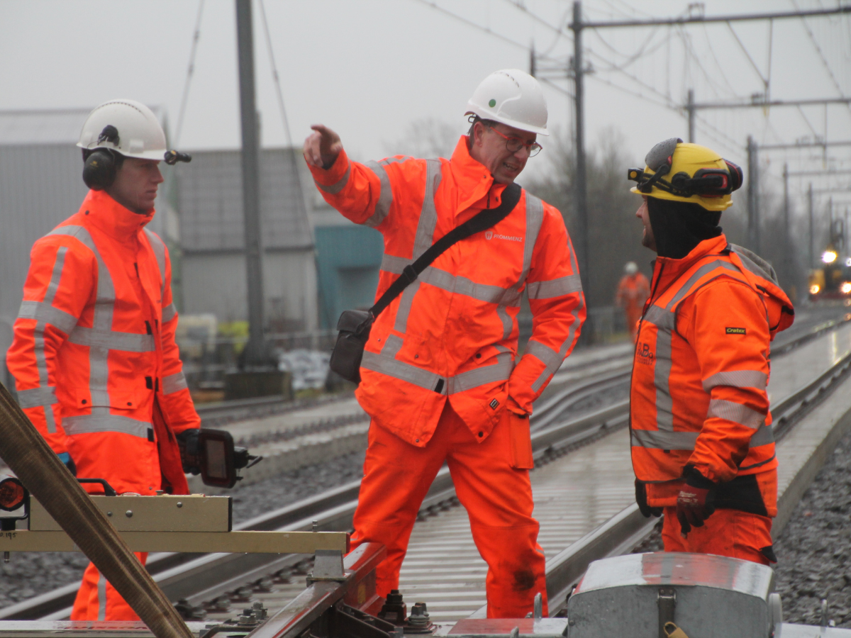 Maatvoering aan het spoor