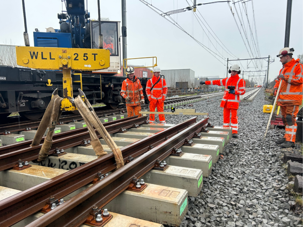 Maatvoering aan het spoor