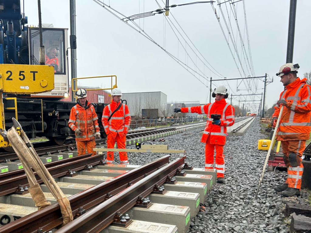 Maatvoering aan het spoor