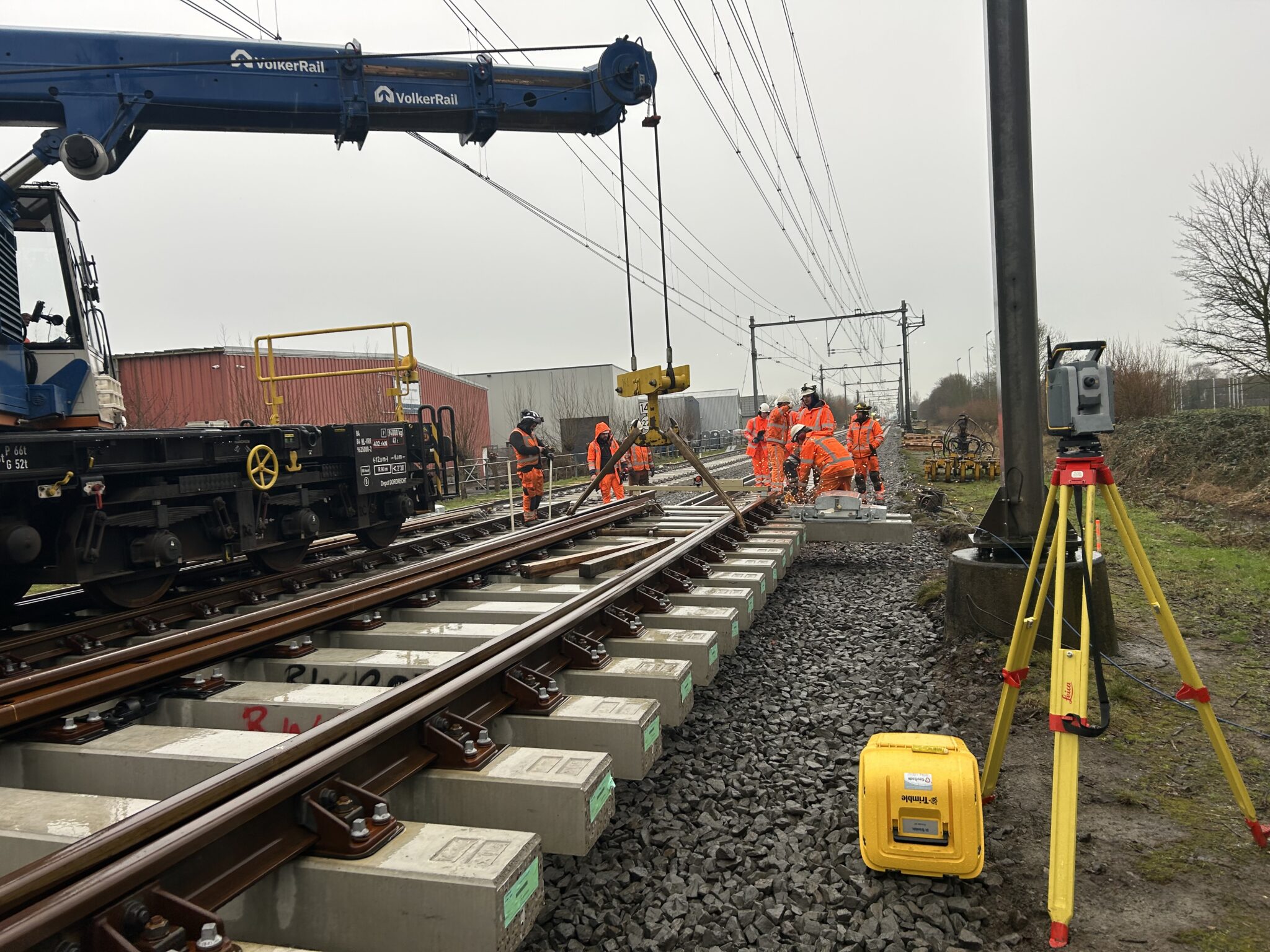 Maatvoering aan het spoor