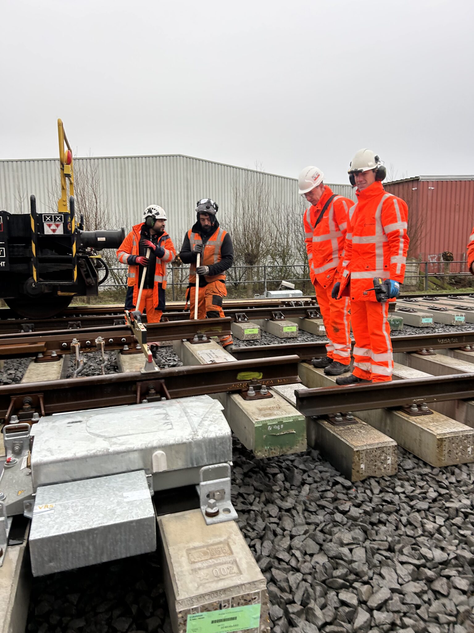 Maatvoering aan het spoor