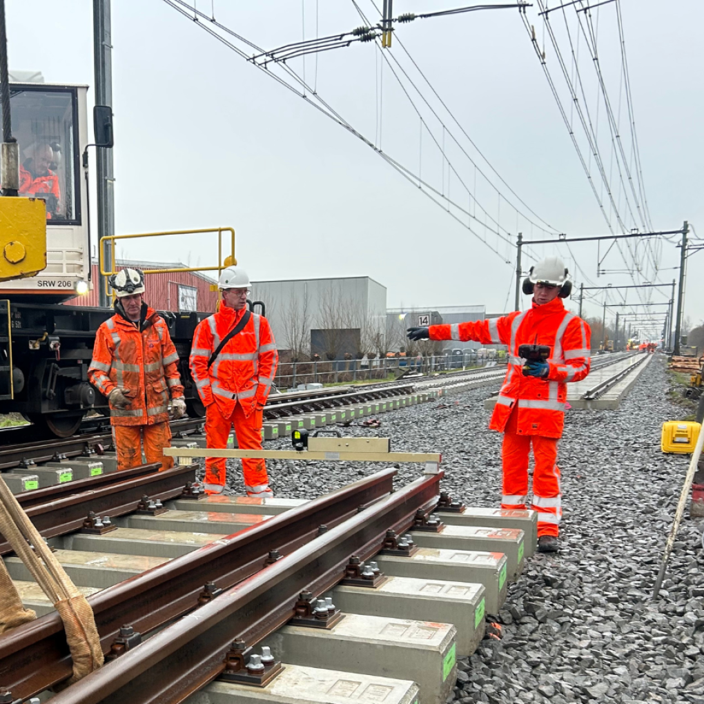 Maatvoering aan het spoor