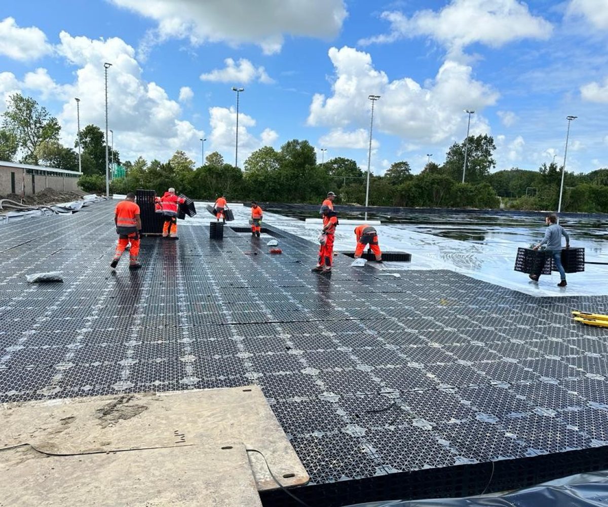 Aanleg waterveld van start